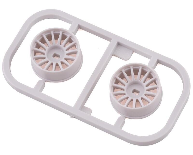 KYOMDH100W-N35 Kyosho Mini-Z AWD Multi Wheel (White) (2) (Narrow/+3.5 Offset)