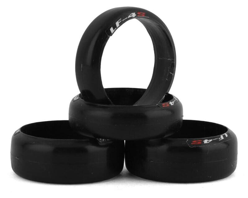 DSC-MI22L-LF4SNW DS Racing Mini-Z 8.5mm Front &amp; 11mm Rear Drift Tires (22mm) (LF-4)