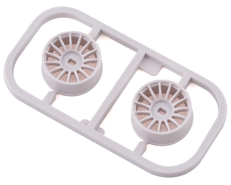 KYOMDH100W-N15 Kyosho Mini-Z AWD Multi Wheel (White) (2) (Narrow/+1.5 Offset)