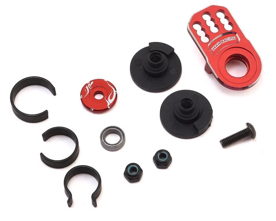 YEA-YA0557RD Yeah Racing Aluminum Servo Saver (Red)