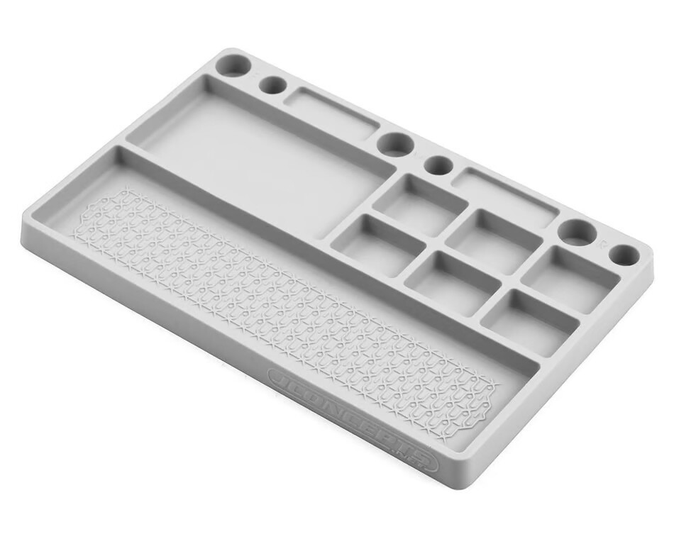 JCO2550-3 JConcepts Rubber Parts Tray (White)
