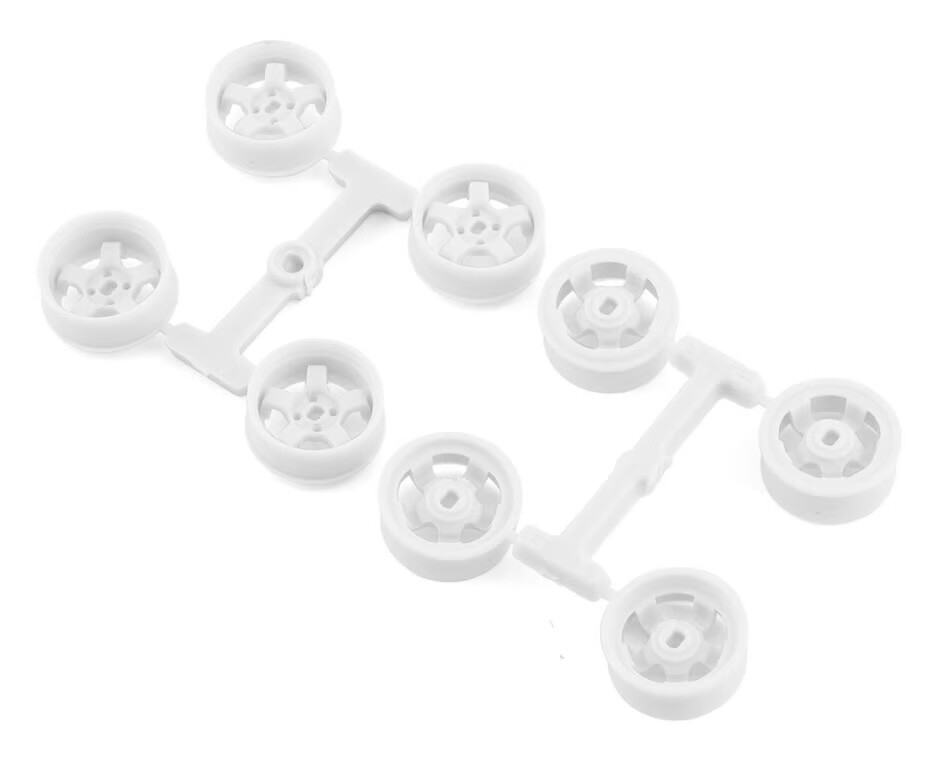 DSC-MI-20N1W DS Racing Kyosho Mini Z 8.5mm Narrow Drift Rims (1/2/3/4 Offset) (White)