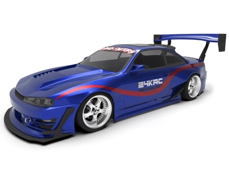 TAF00001 24K RC Technology 1/24 Scale Seiji Nissan S14 Kouki Lexan Body Shell (Clear)