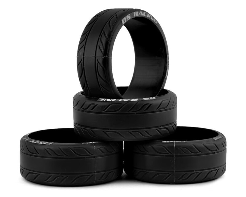 DSC-LF-1SE DS Racing Finix Treaded Drift Tires (4) (LF-1)