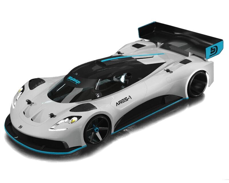 BDYGT12-AS1 Bittydesign ARES-1 GT12 1/12 On-Road Body (Clear) (SupaStox Class)