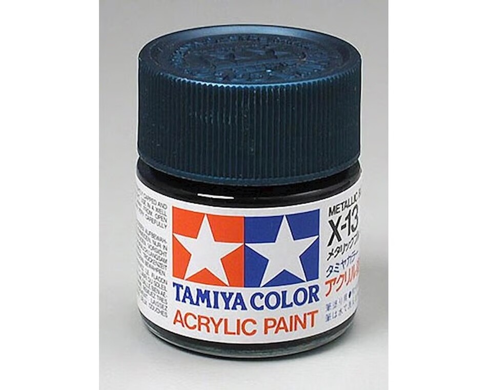 TAM81013 Tamiya X-13 Metallic Blue Acrylic Paint (23ml)