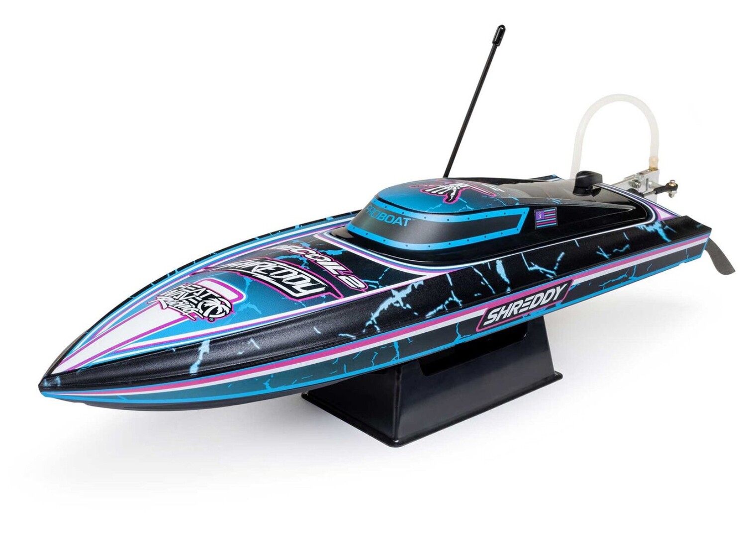 PRB08053T1 Recoil 2 18&quot; Self-Righting Brushless Deep-V RTR, Shreddy