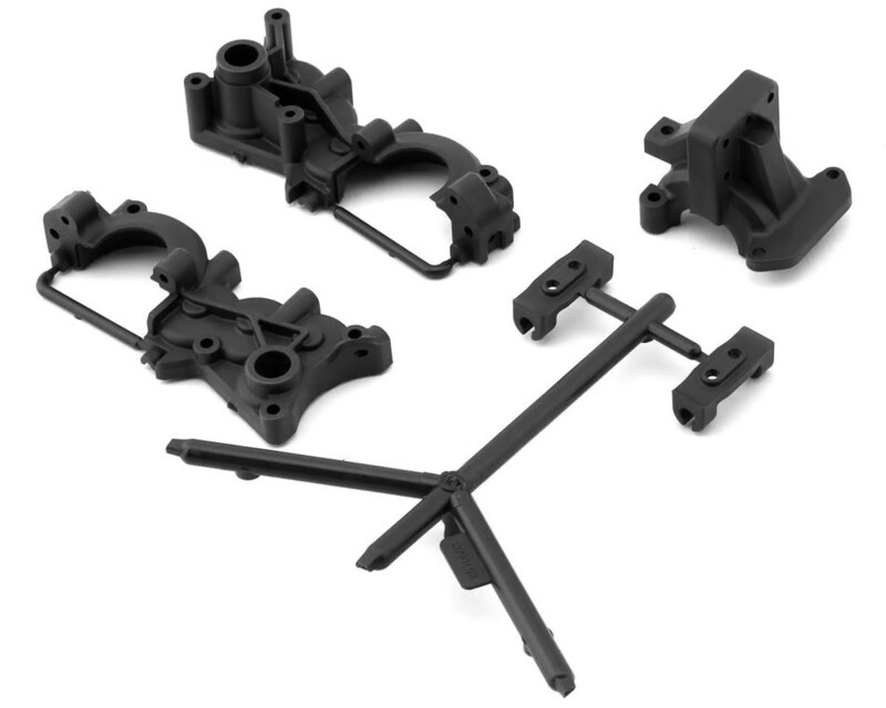 ASC92406 Team Associated RC10B7/RC10B7D Factory Team Laydown Gearbox (Carbon)