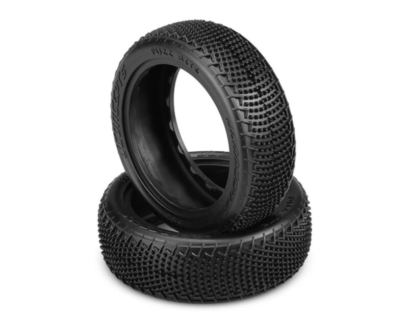 JCO3108-010 JConcepts Fuzz Bite LP 2.2&quot; 4WD Front Buggy Carpet Tires (2) (Pink)