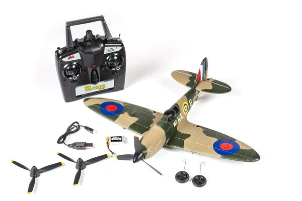 RGRA1303V2 Rage R/C - Supermarine Spitfire Micro RTF Airplane w/PASS