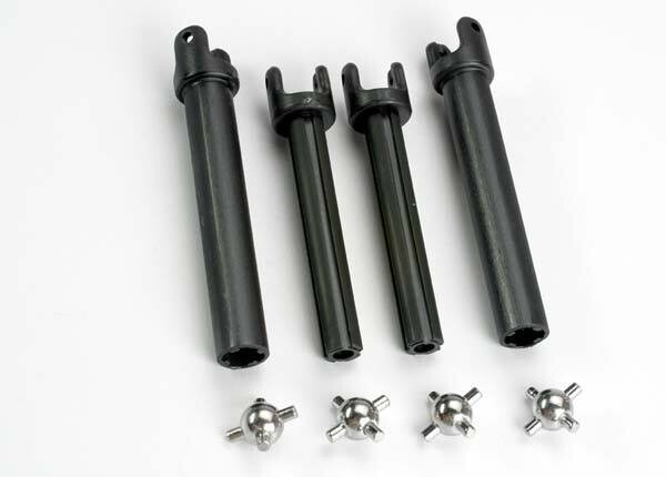 4951x  Half shafts, long (Heavy-duty) (external-splined (2) &amp; internal-splined (2))/ metal U-joints (4)
