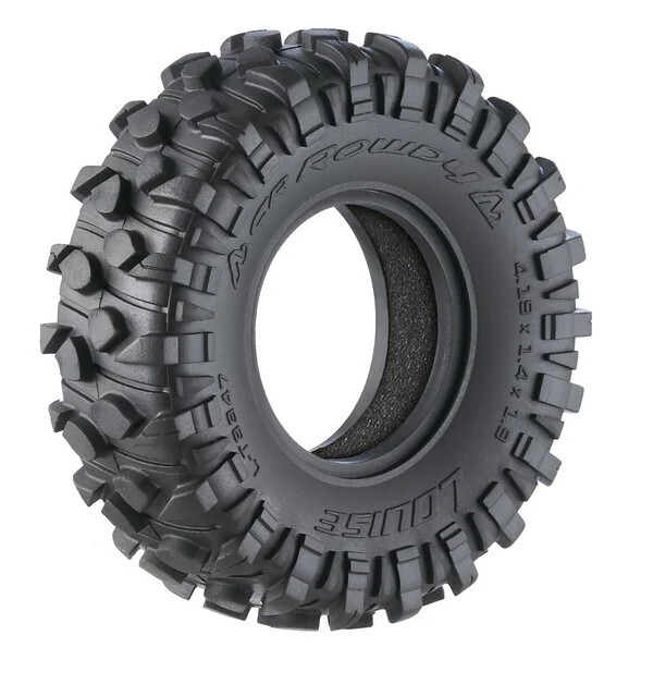 LOULT3347VI Louise R/C - CR-Rowdy 1/10 1.9&quot; Crawler Class 1 Tires, Super Soft, Front/Rear (2)