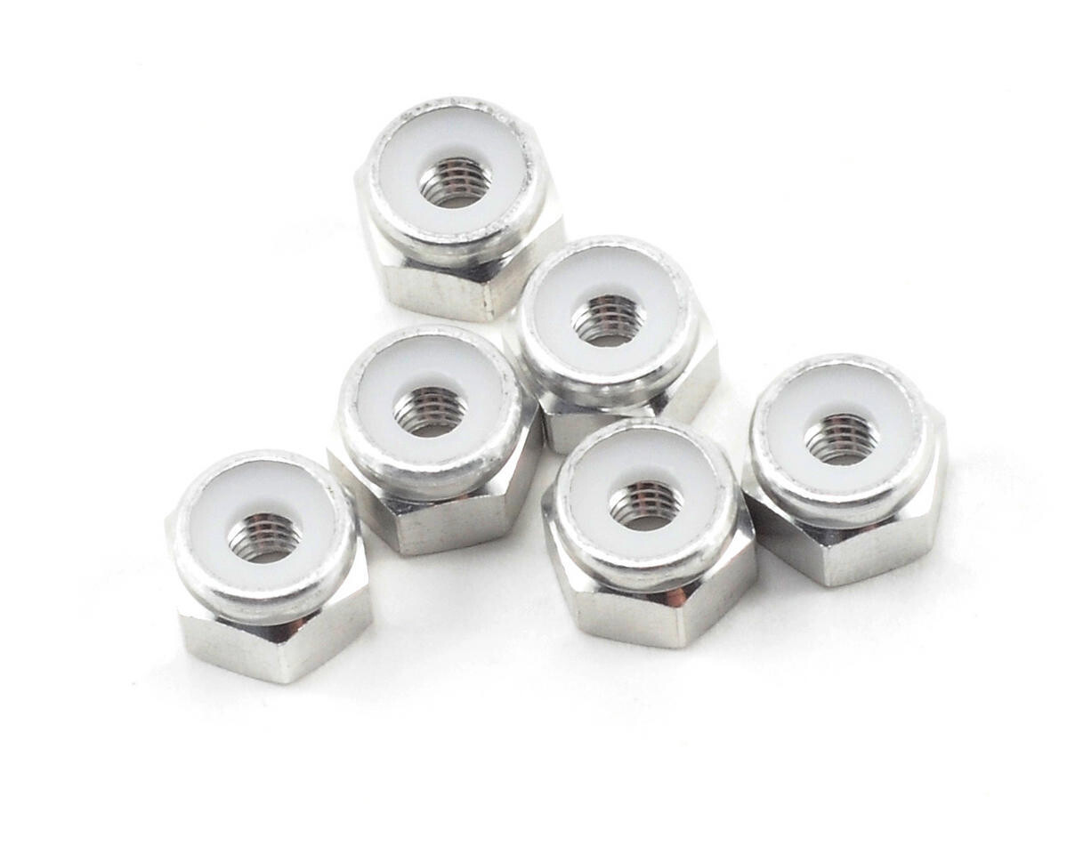 ASC9834 SC10 8-32 Aluminum Locknut, Silver