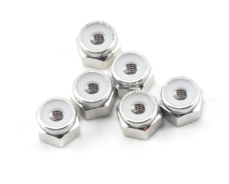 ASC9834 SC10 8-32 Aluminum Locknut, Silver