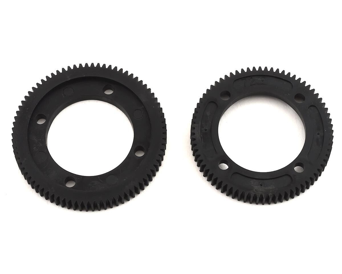 ASC92149 Team Associated RC10B74 Center Differential Spur Gear Set (72T &amp; 78T)
