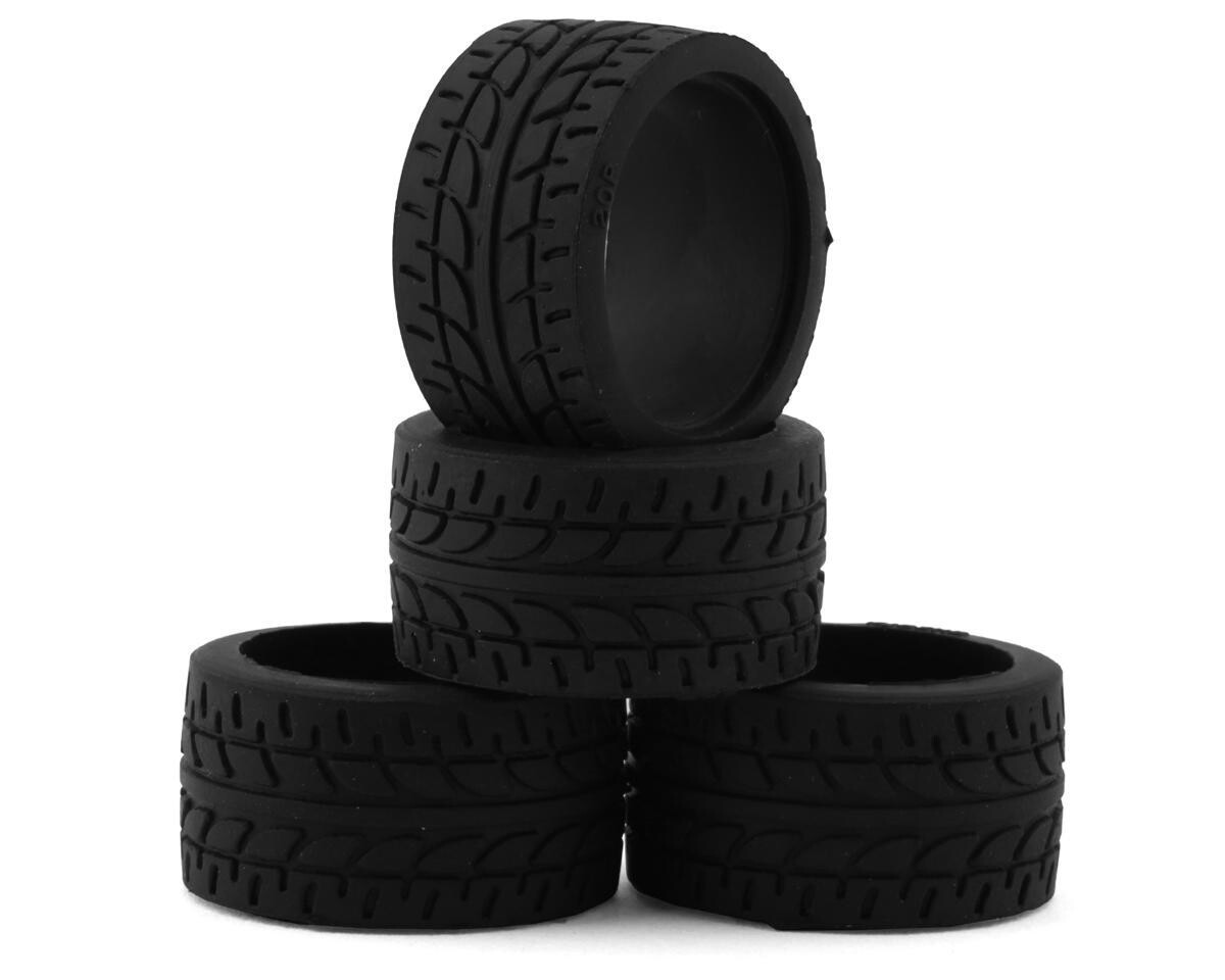 KYOMZW38-20B Kyosho Mini-Z 11mm Wide Racing Radial Tire (4) (20 Shore)