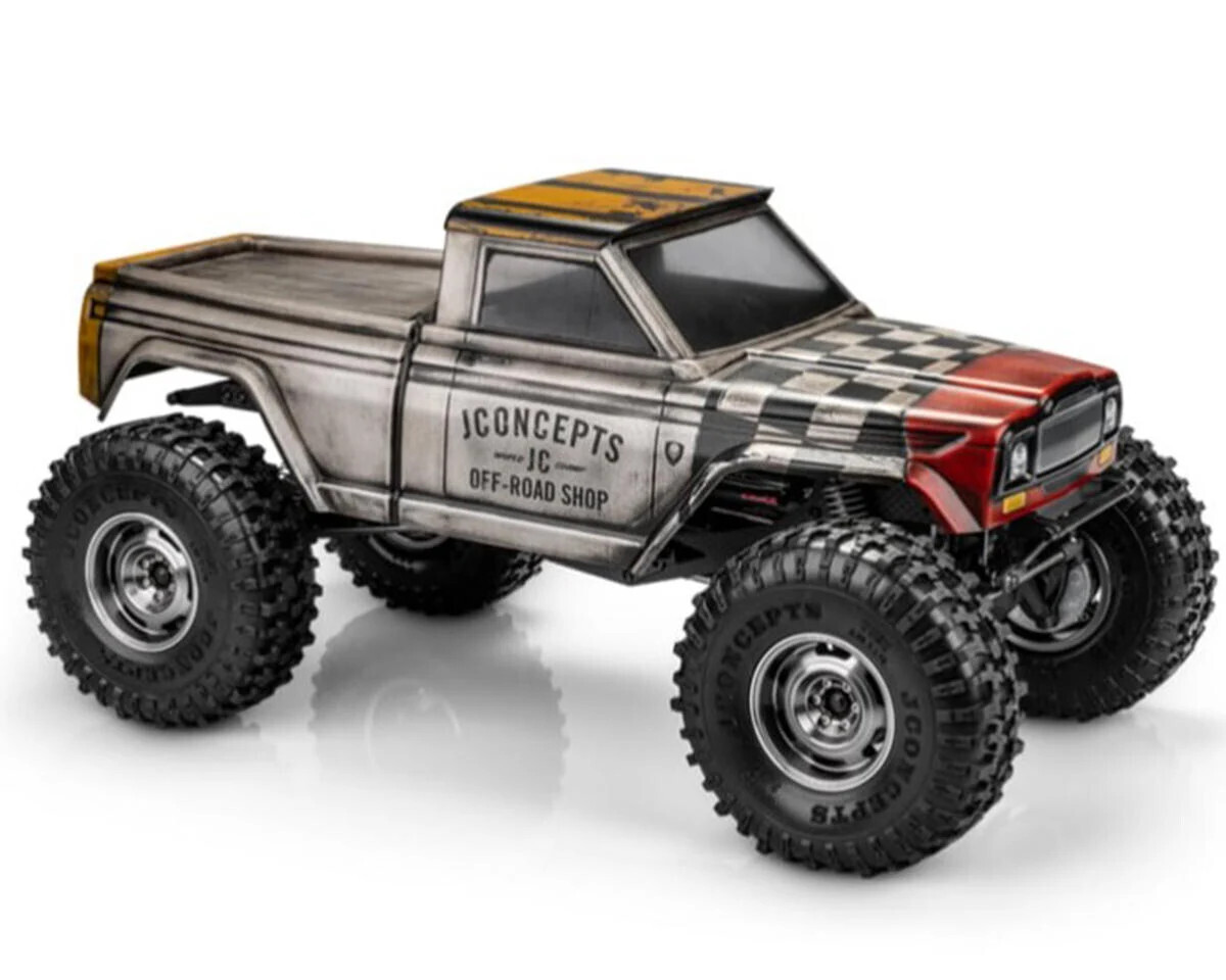 JCO0457 JConcepts JCI Warlord Pre-Trimmed 1/10 Tucked Rock Crawler Body (Clear) (12.3&quot;)