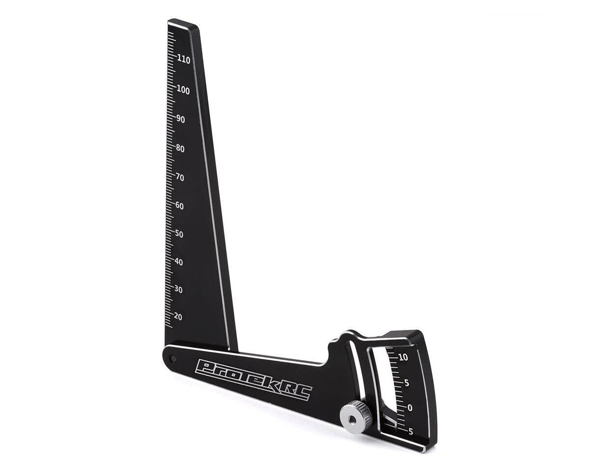 PTK-7613 ProTek RC Aluminum Camber Gauge (117mm Tall)