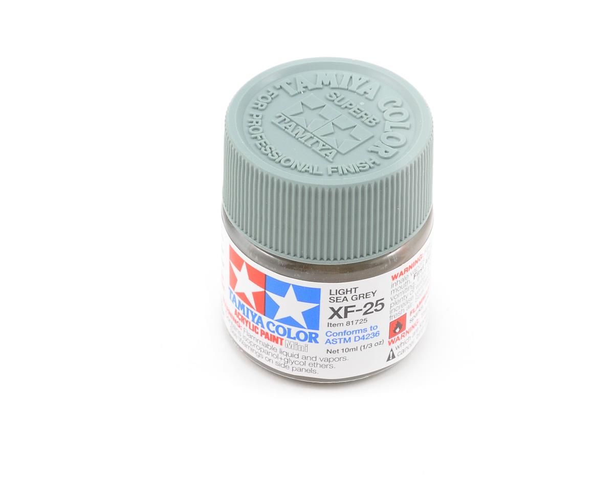 TAM81725 Tamiya XF-25 Flat Light Sea Grey Acrylic Paint (10ml)