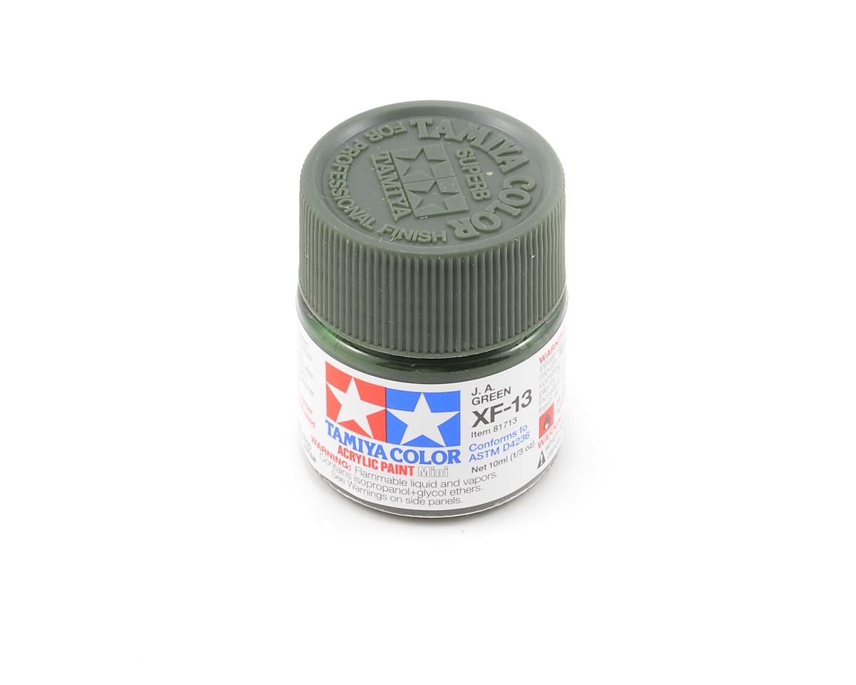 TAM81713 Tamiya XF-13 J.A. Flat Green Acrylic Paint (10ml)