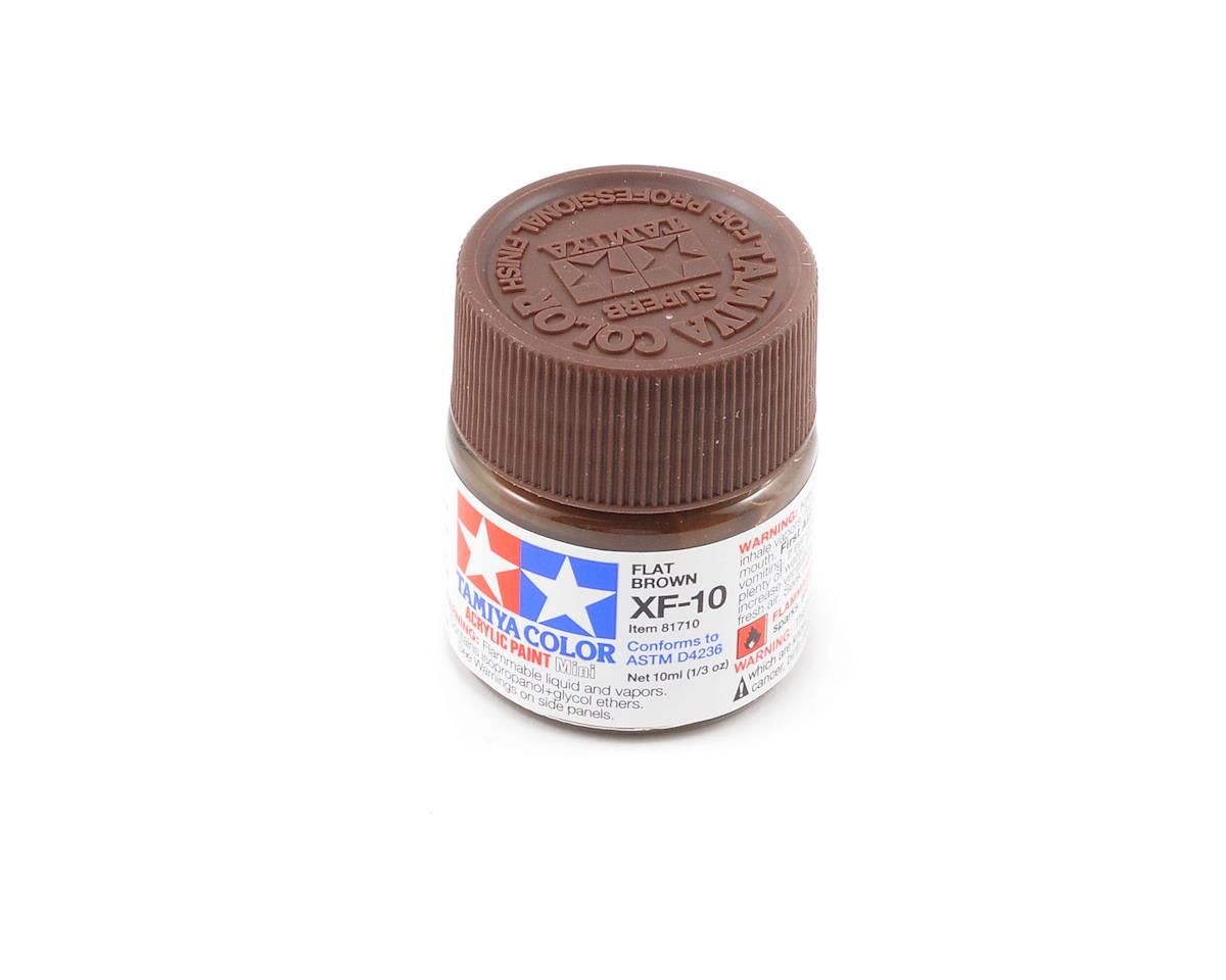 TAM81710  Tamiya XF-10 Flat Brown Acrylic Paint (10ml)
