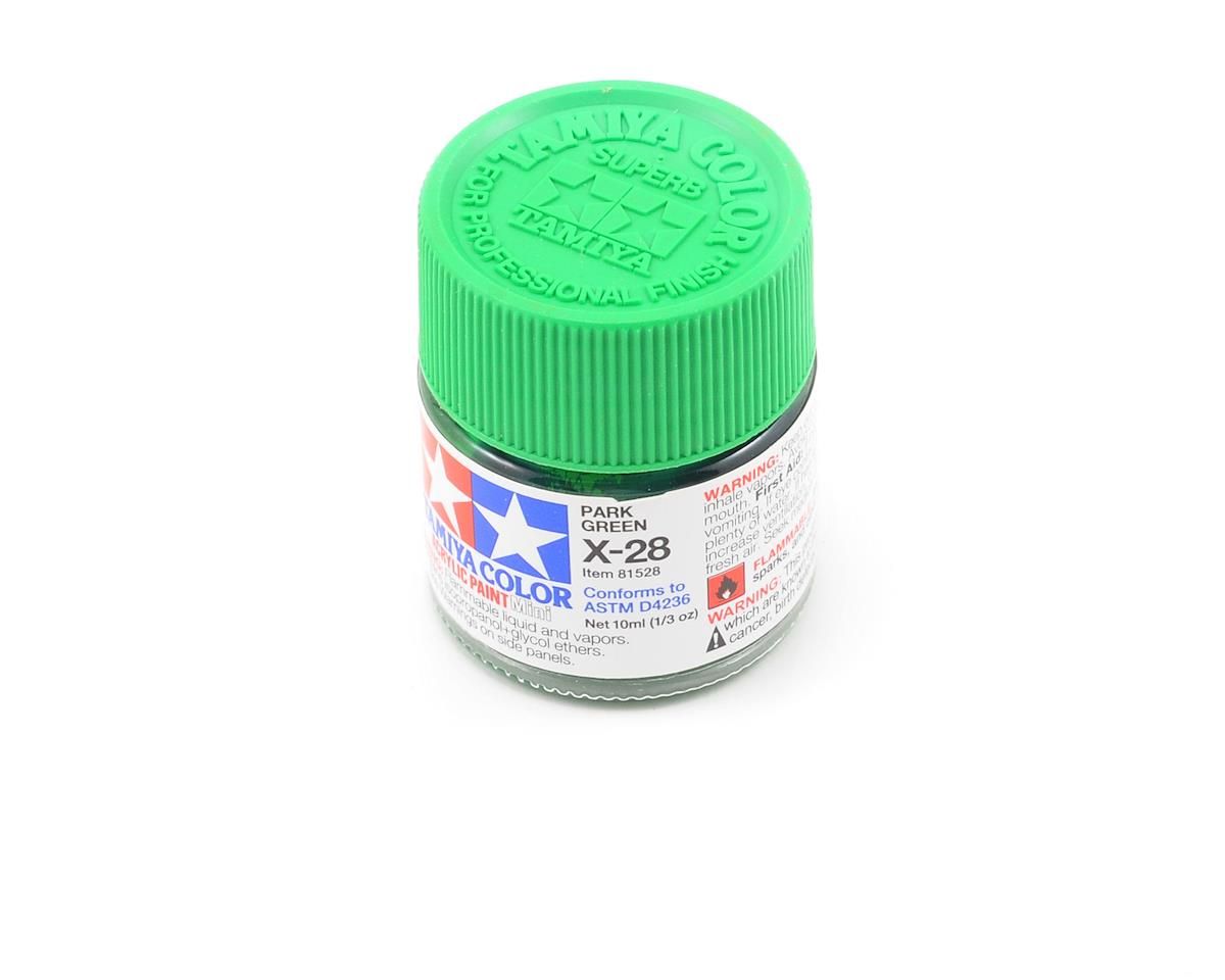 TAM81528  Tamiya X-28 Park Green Acrylic Paint (10ml)