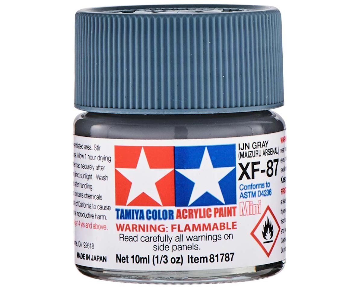TAM81787 Tamiya XF-87 Flat IJN Grey Acrylic Paint (10ml)