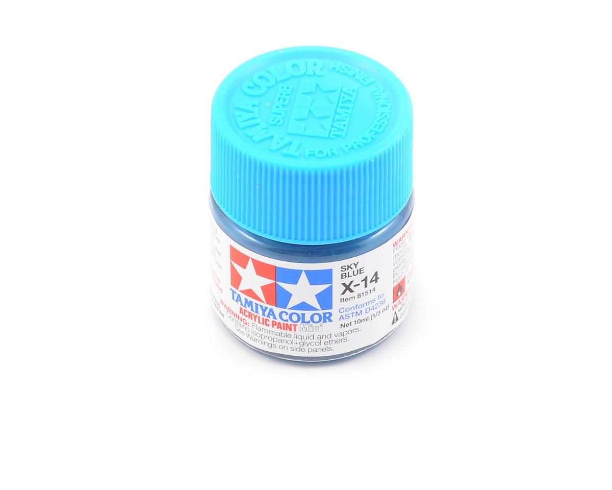 TAM81514   Tamiya X-14 Sky Blue Acrylic Paint (10ml)