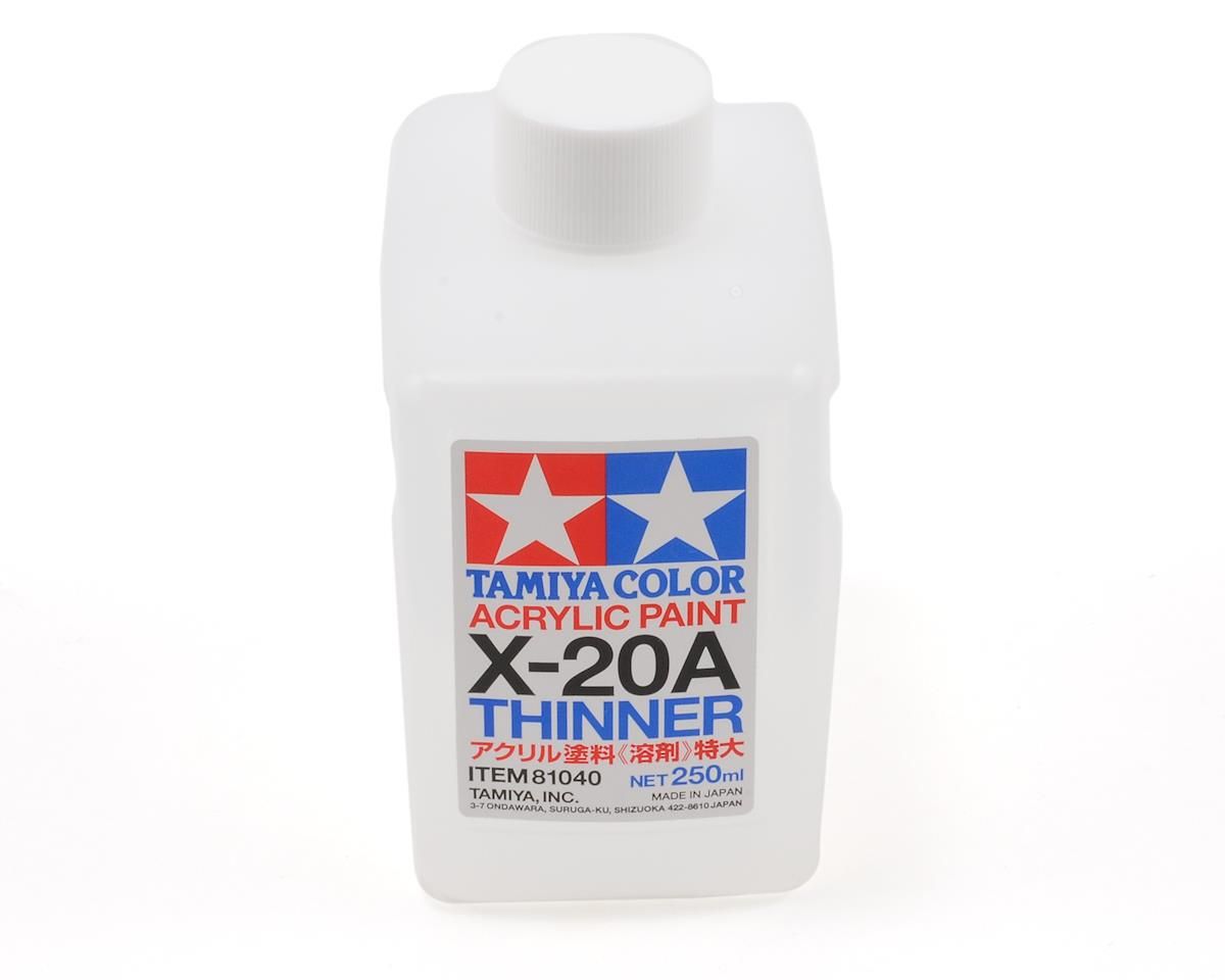 TAM81040 Tamiya X-20A Acrylic/Poly Paint Thinner (250ml)