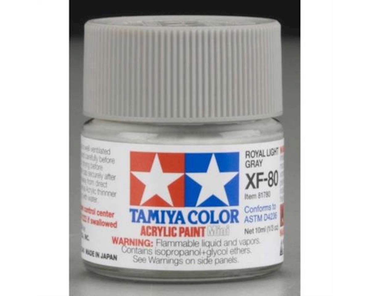 TAM81780  Tamiya XF-80 Flat Navy Grey Acrylic Paint (10ml)