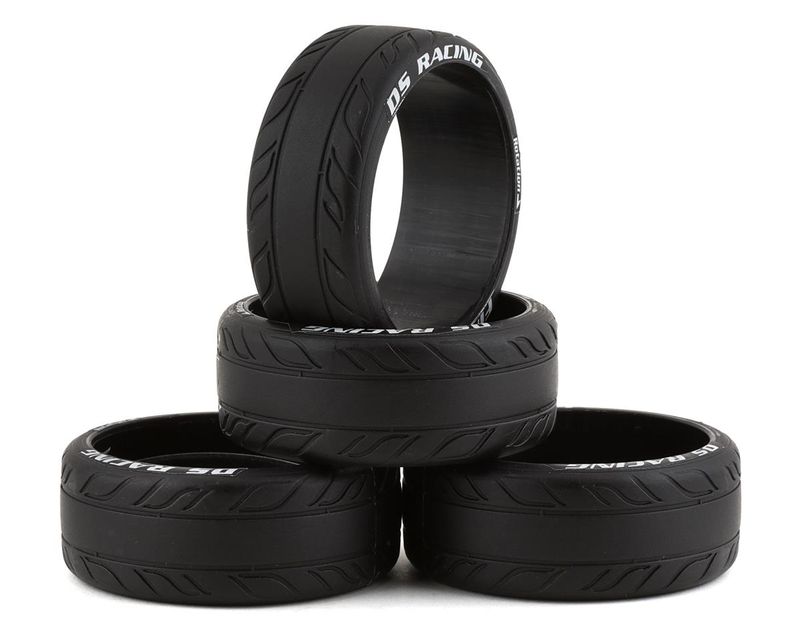 DSC-HF-1SE DS Racing Finix Friction HF Treaded Drift Tires (4) (HF-1)