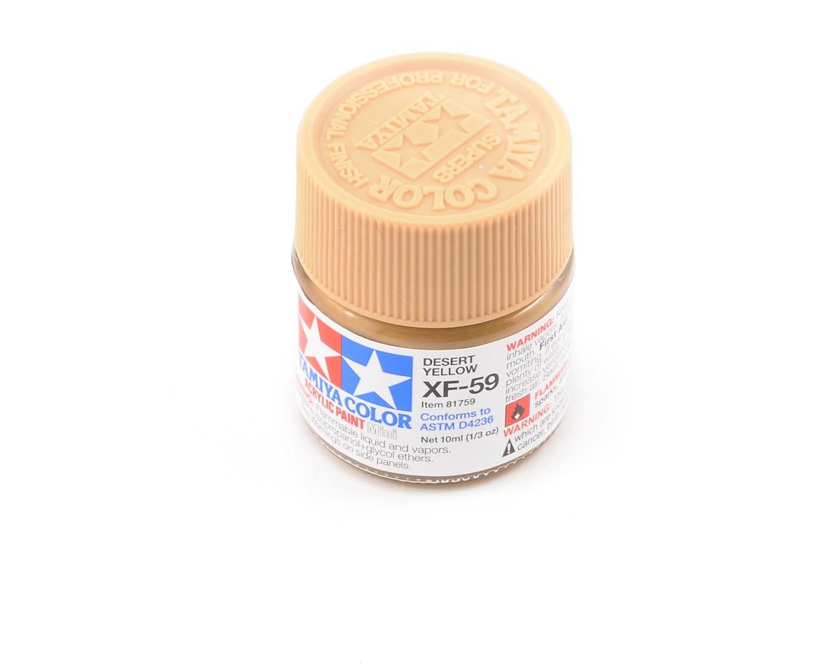 TAM81759  Tamiya XF-59 Flat Desert Yellow Acrylic Paint (10ml)