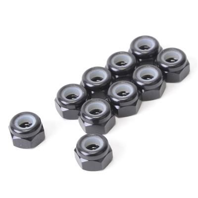 U4241 SPEED PACK - M3 Alloy Nyloc Nuts - Black - pk10