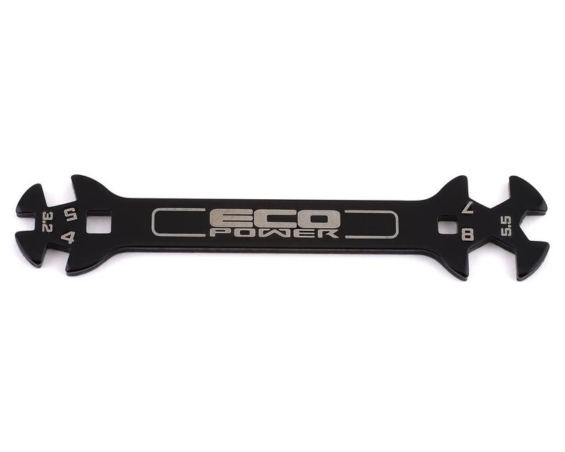 ECP-3029 EcoPower Steel Turnbuckle Box Wrench (3.2, 4, 5, 5.5, 7 &amp; 8mm)