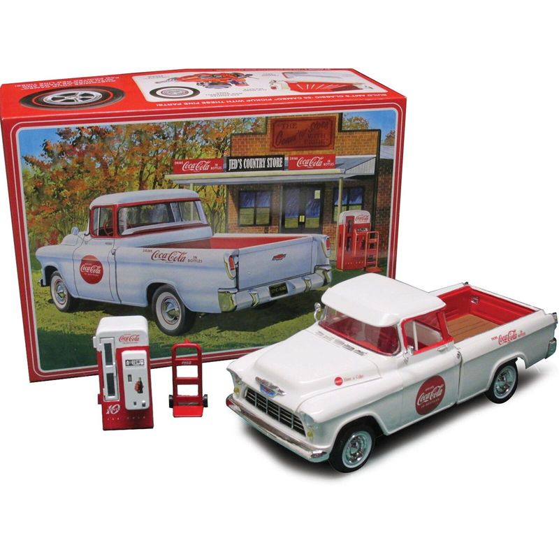 AMT1094 1/25 1955 Chevy Cameo Pickup, Coca-Cola