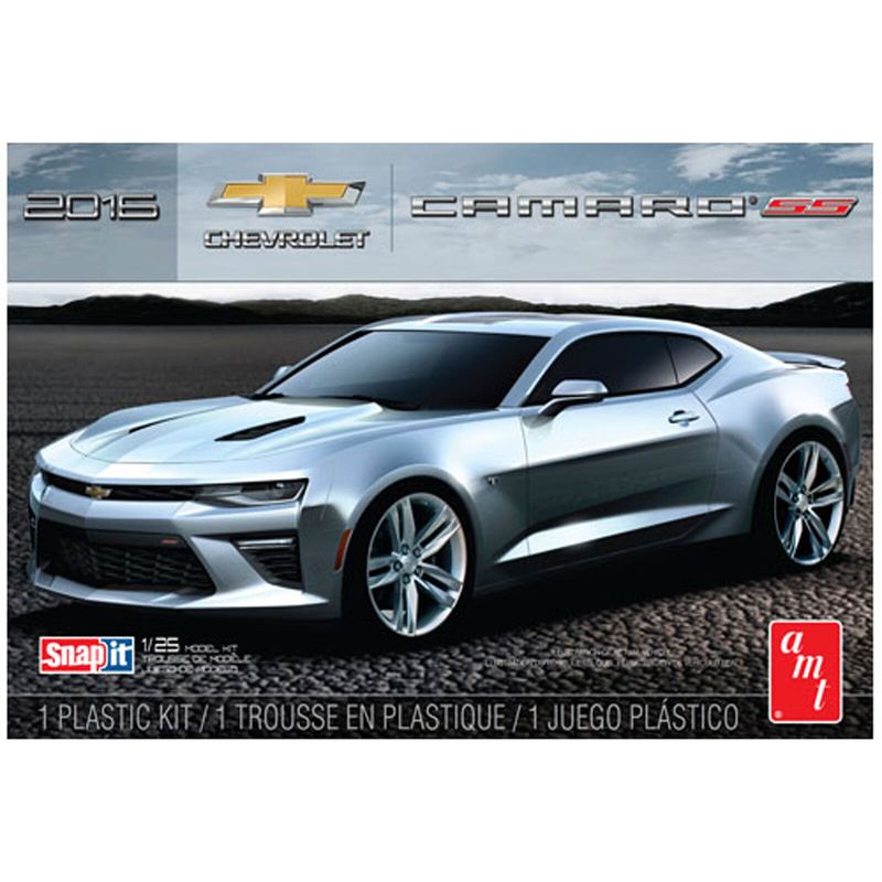 AMT982 1/25 2016 Chevy Camaro SS, Snap Kit/Black