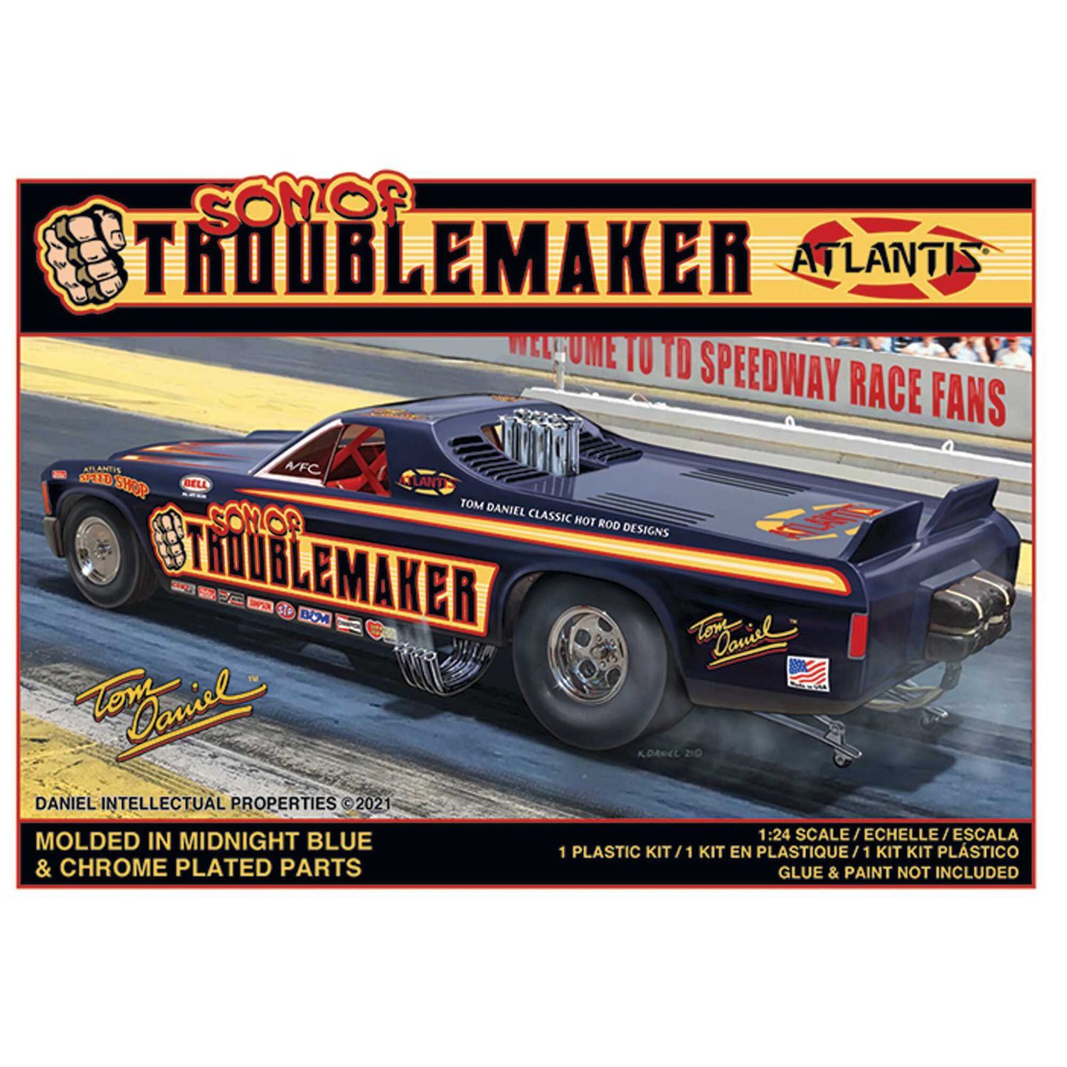 M2204 1/25 Son of Troublemaker Chevy El Camino Funny Car