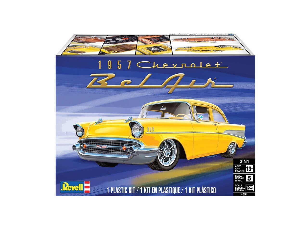 RMX14551 1/25  Revell  1957 Chevy Bel Air Plastic Model Kit