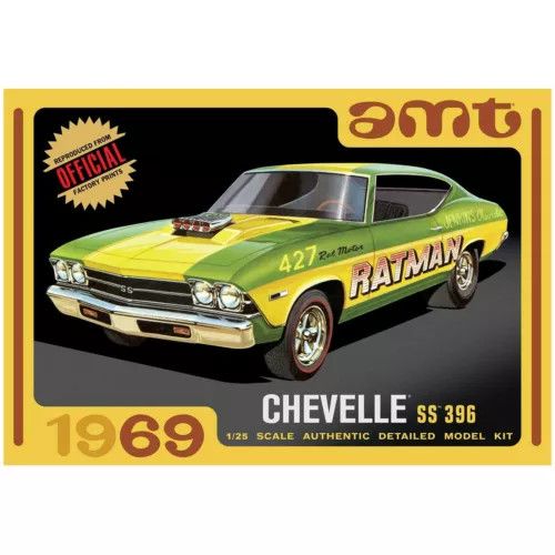 AMT1138 1/25 1969 Chevy Chevelle Hardtop