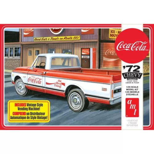 AMT1231M 1972 Chevy Pickup w/Vending Machine &amp; Crates