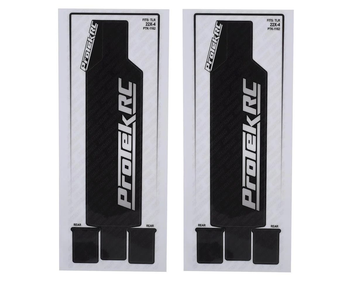 PTK-1162 ProTek RC TLR 22X-4 &quot;Thick&quot; Precut Chassis Protective Sheet (2)