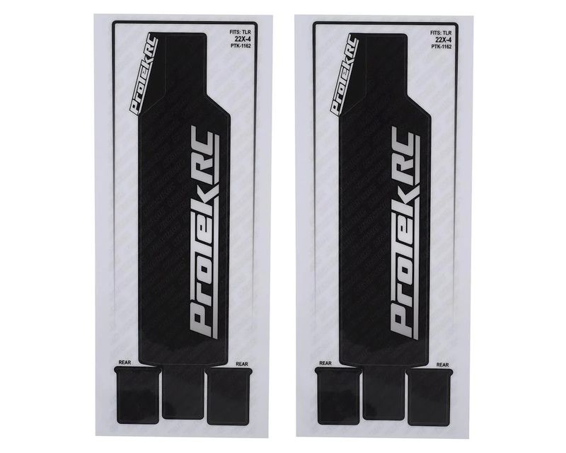 PTK-1162 ProTek RC TLR 22X-4 &quot;Thick&quot; Precut Chassis Protective Sheet (2)