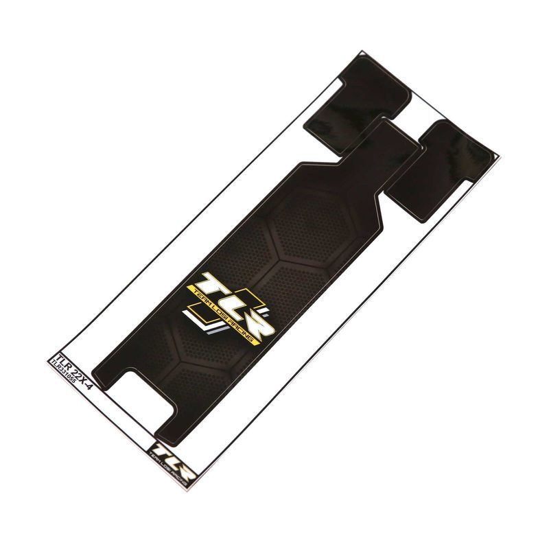 TLR331055 22X-4 Chassis Protective Tape, Printed, Precut