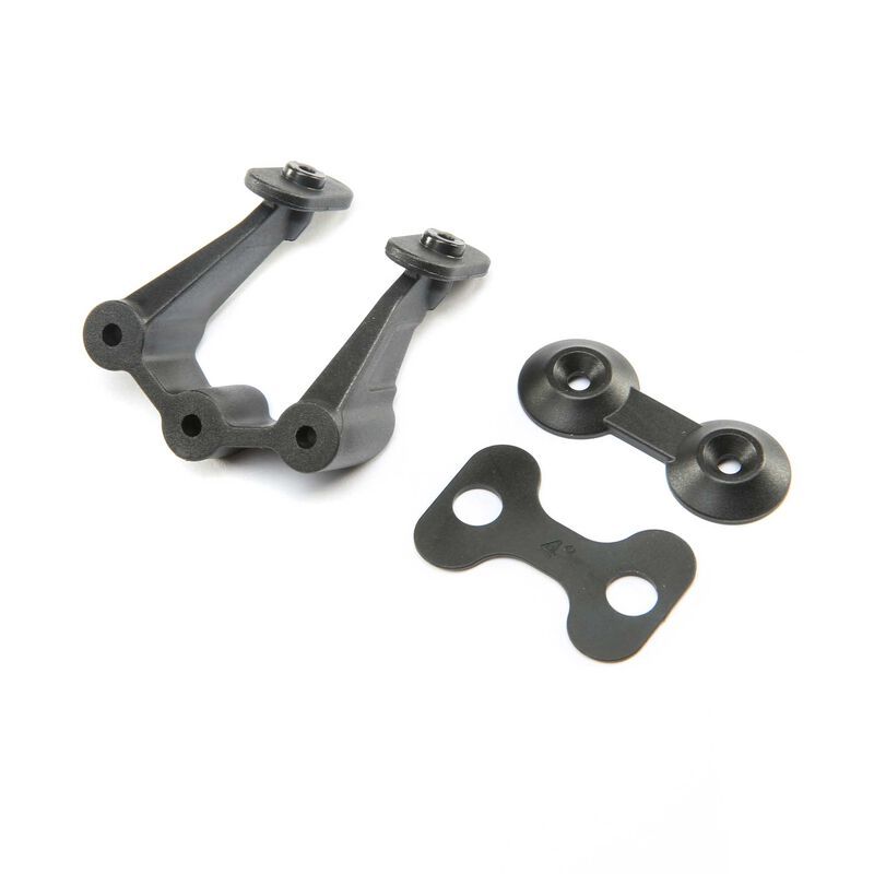 TLR231094 Wing Mount &amp; Washers: 22X-4