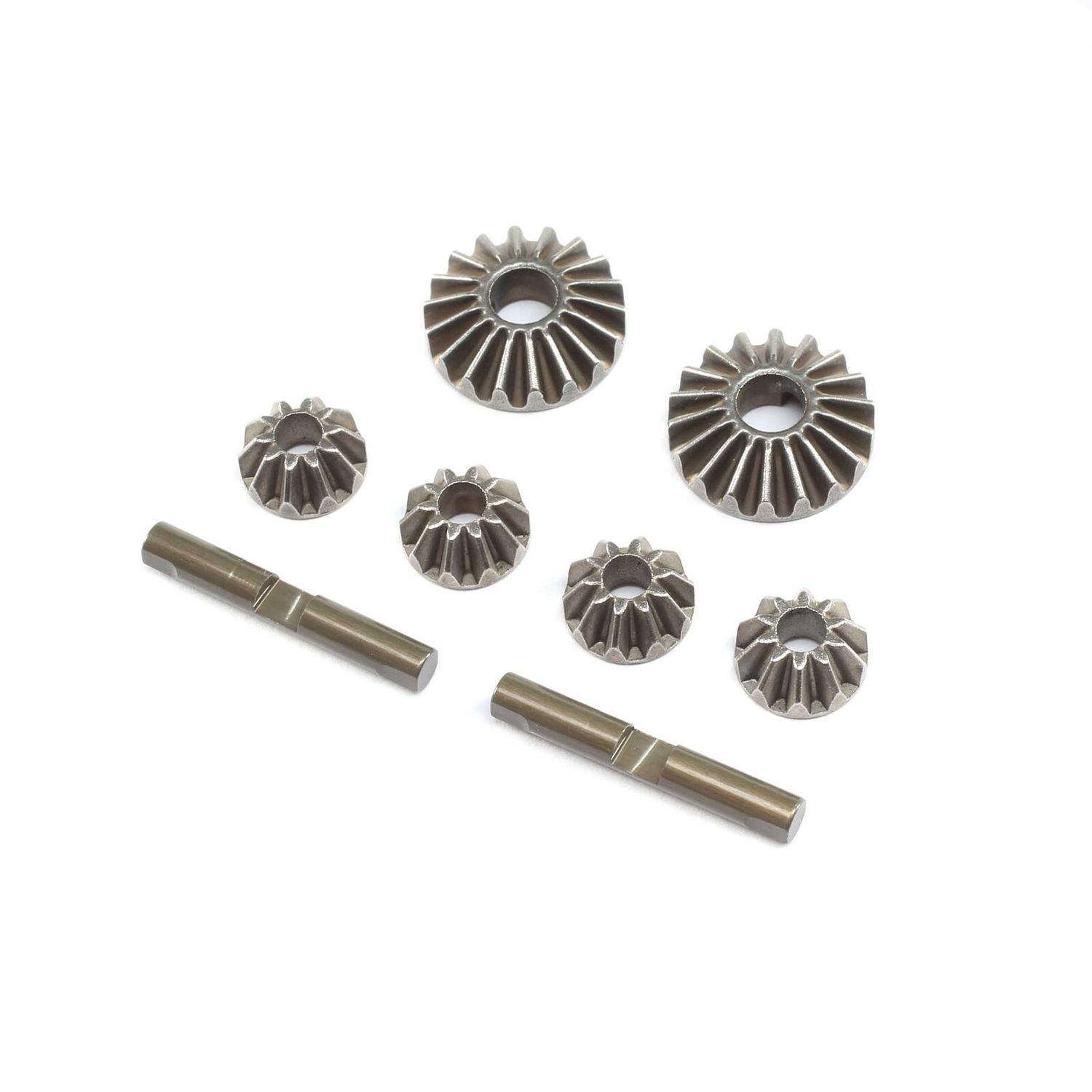 TLR232129 Diff Gear &amp; Cross Pin Set, Metal: 22X-4