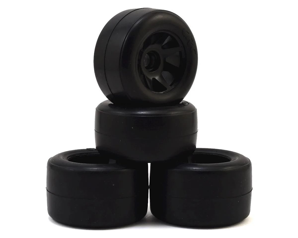 CLN2320 CRC RT1 F1 Front &amp; Rear Pre-Mounted Rubber Tire Set (4)