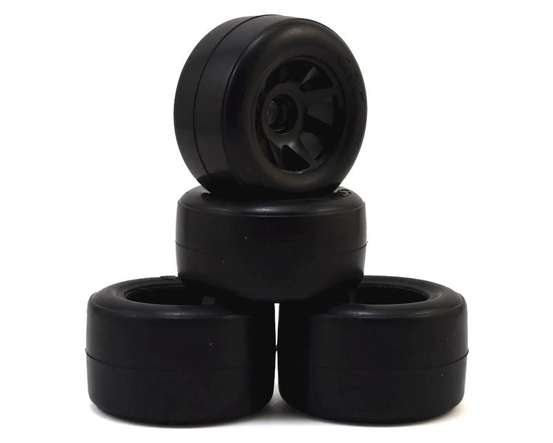 CLN2320 CRC RT1 F1 Front &amp; Rear Pre-Mounted Rubber Tire Set (4)
