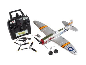 RGRA1307 P-47 Thunderbolt Micro RTF Airplane with PASS (Pilot Assist Stability Software) System