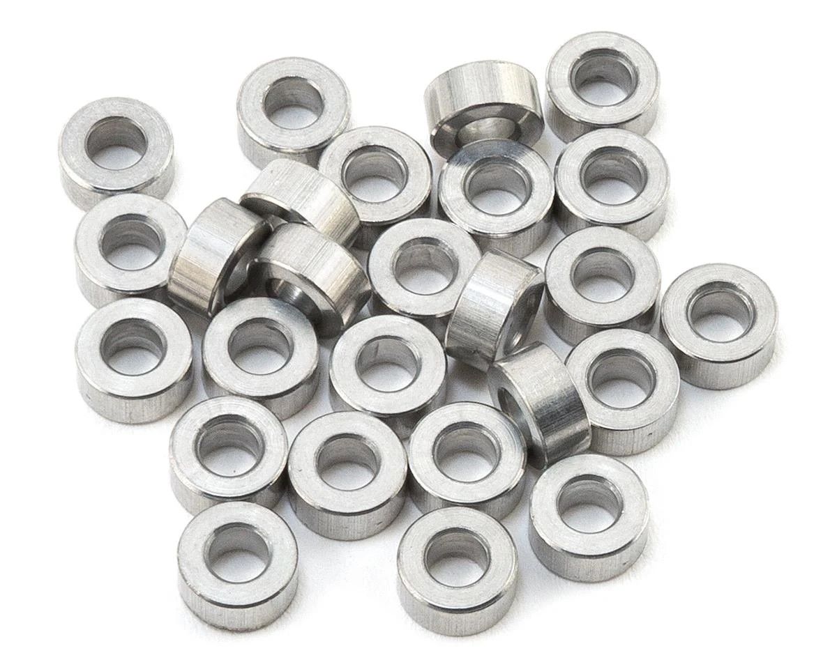 KNK3X3ALSP25 Team KNK 3x3mm Aluminum Spacers (25)