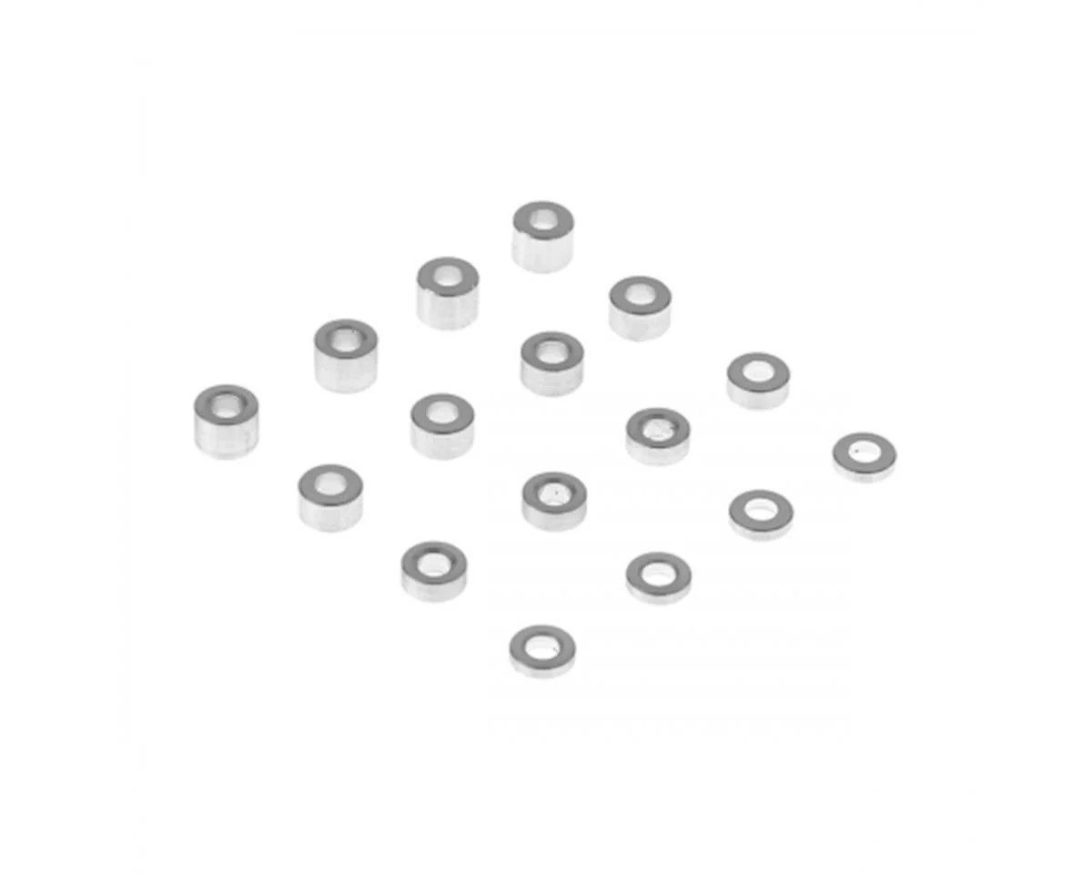 HRASPC3004 Hot Racing M3 1.5-4.5mm Aluminum Standoff Spacer Set (16)